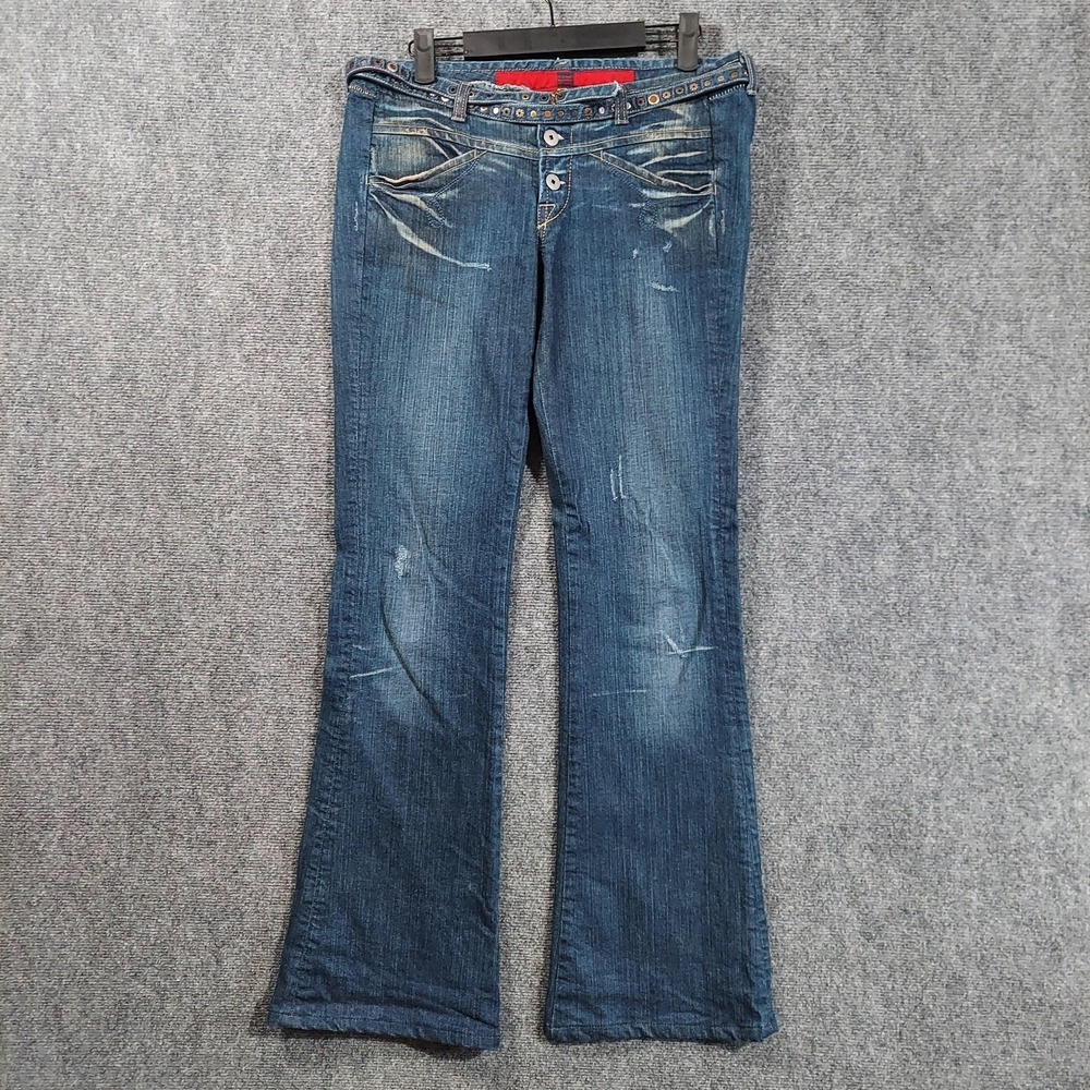 Marithe Francois Girbaud Jeans‎ Womens 29 Blue Low Rise Bootcut Stretch 29x31